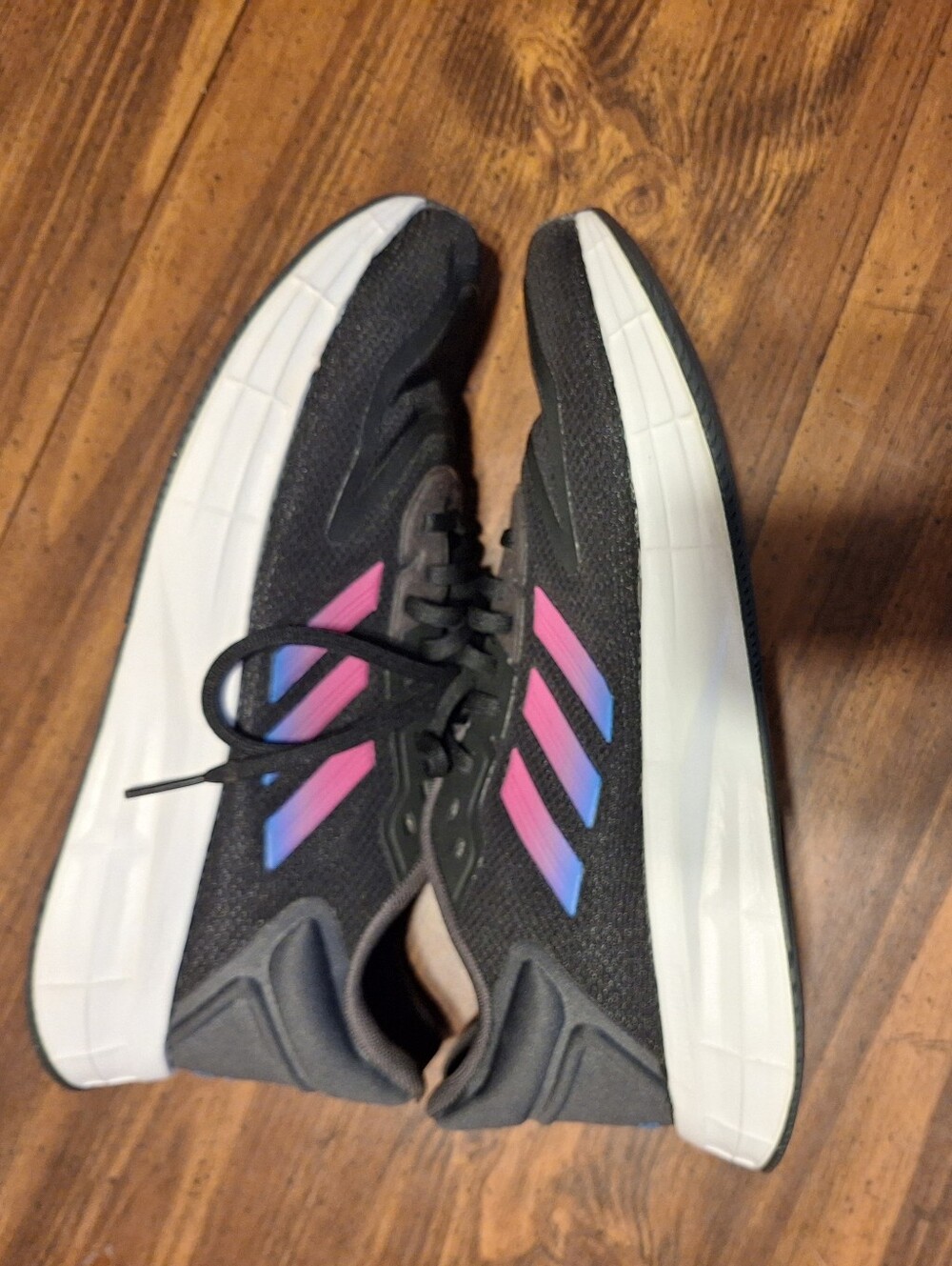 Adidas Women's Duramo Black Running Shoes. Great Shape. Sz 9